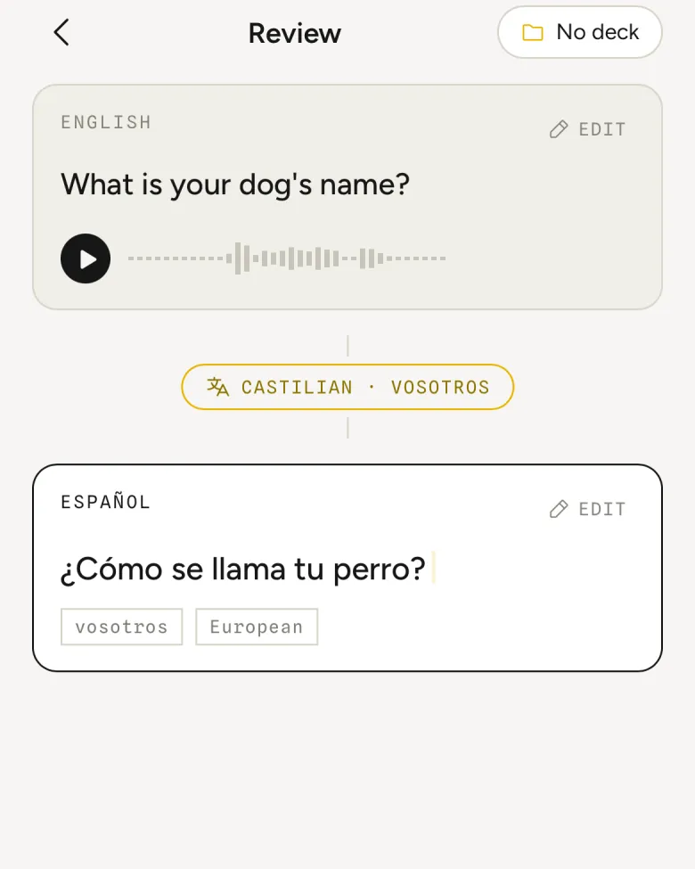 The Antheo app — hear it in a real voice